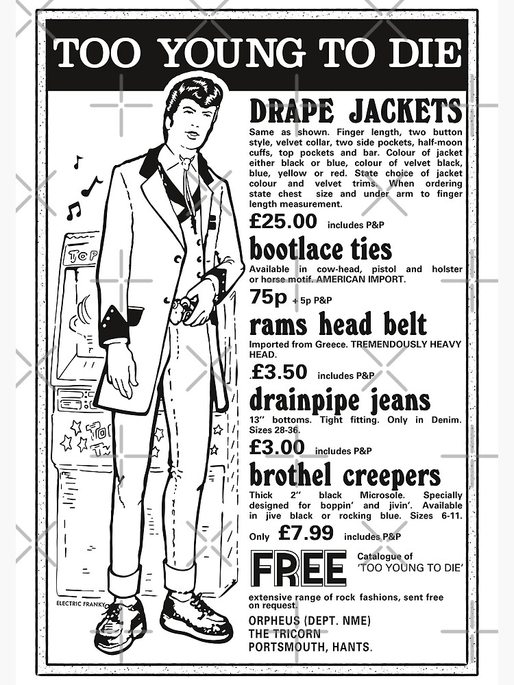 "Too Young to Die" Art Print for Sale by ElectricFranky Redbubble