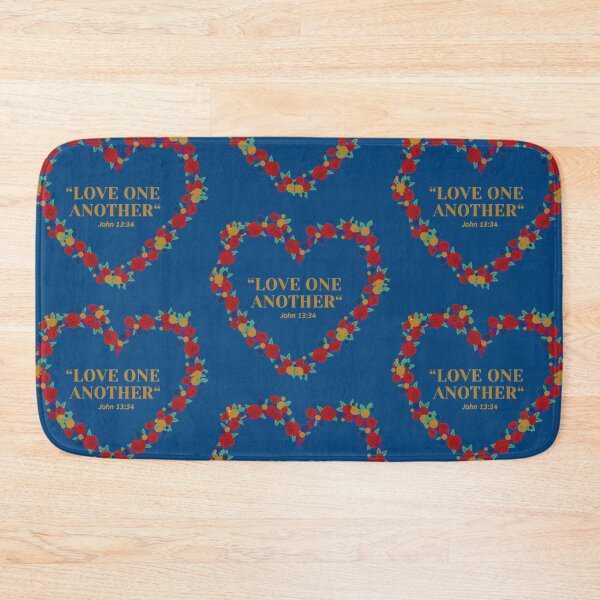 Item preview, Love One Another Heart Shaped Floral designed and sold by L-I-E-Store.
