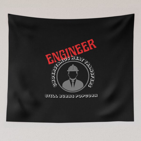 Item preview, Engineer Heat Transfers Still Burns Popcorn Funny T-Shirt designed and sold by LJ4EVER.