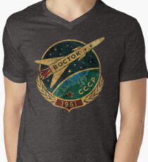 CCCP Boctok 1961 Men's V-Neck T-Shirt