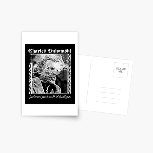 CHARLES BUKOWSKI SET OF TEN POSTCARDS THE FORM APPEARS 