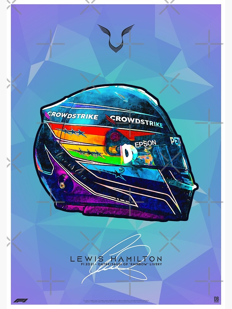 "F1 2021 Lewis Hamilton - Rainbow Qatar & Saudi GP Mercedes Crash