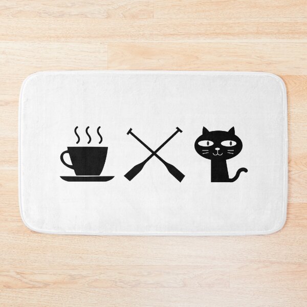 Item preview, Coffee. Cats. Rowing designed and sold by TheGreenGoat.