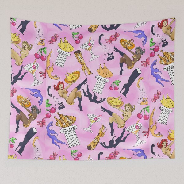 Item preview, Pin-ups in a pink summer dream, art by Miguel Matos Official designed and sold by MiguelMatosArt.