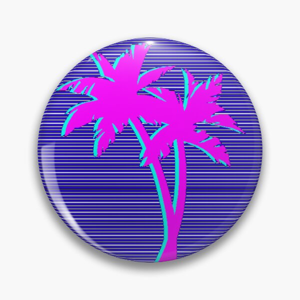 Item preview, Aesthetic Vaporwave Palm Trees designed and sold by PourElla.