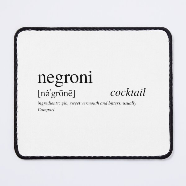 Item preview, Negroni cocktail designed and sold by ALushLifeManual.