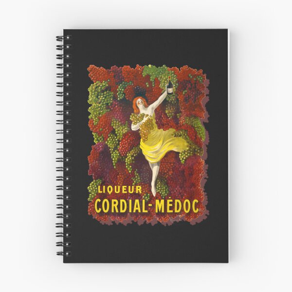 Aperçu de l'œuvre Liqueur Cordial-Médoc Femme Raisin Bouteille Vin créée et vendue par Mudd7 Design Co..