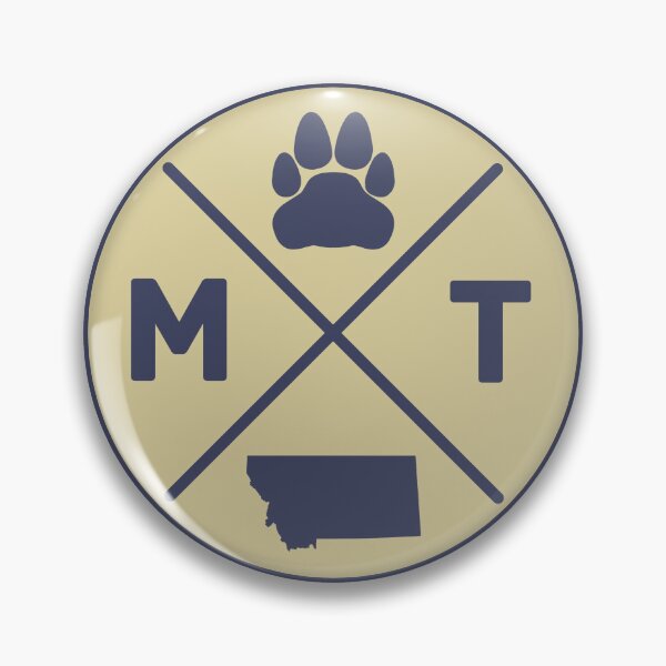 Item preview, 406 - Montana - MT - with state silhouette and pawprint 03 designed and sold by Gilby-Designs.