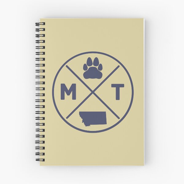 Item preview, 406 - Montana - MT - with state silhouette and pawprint 03 designed and sold by Gilby-Designs.