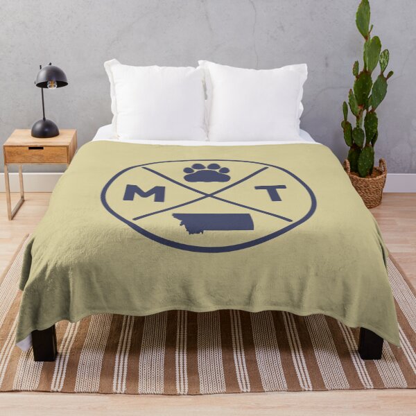 Item preview, 406 - Montana - MT - with state silhouette and pawprint 03 designed and sold by Gilby-Designs.