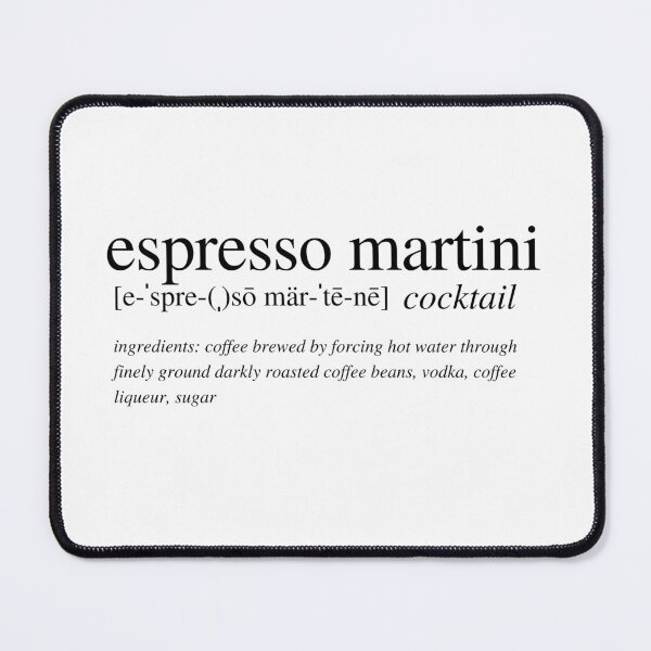 Item preview, Espresso Martini cocktail designed and sold by ALushLifeManual.
