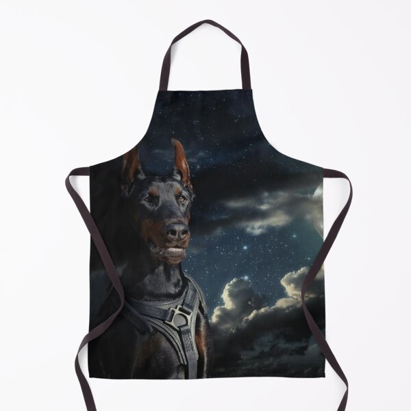 Item preview, Doberman and the moon designed and sold by NoahDea.