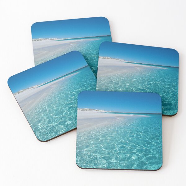 Item preview, Blue Water, White Sand Beach and Blue Sky, Ningaloo Reef, Western Australia designed and sold by ScienceSource.