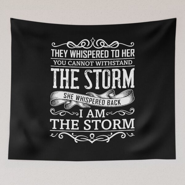 Item preview, A whisper can tur into a storm designed and sold by TheBFStore.