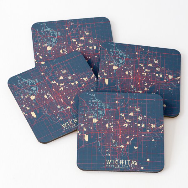 Item preview, Wichita City Map of Kansas, USA - Hope designed and sold by deMAP.