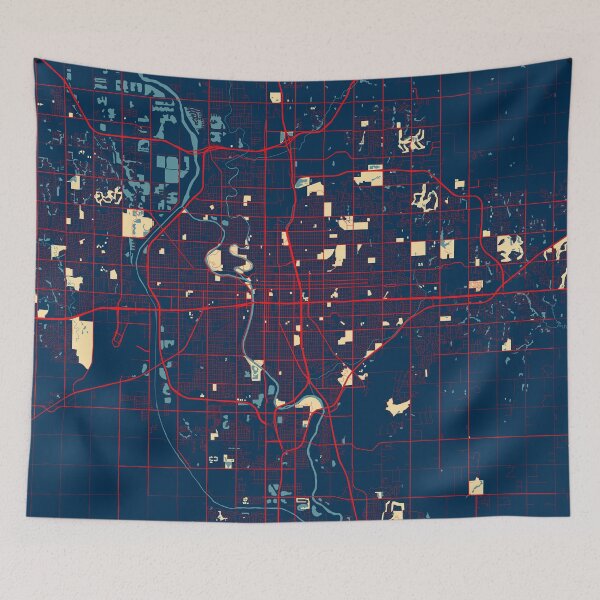 Item preview, Wichita City Map of Kansas, USA - Hope designed and sold by deMAP.