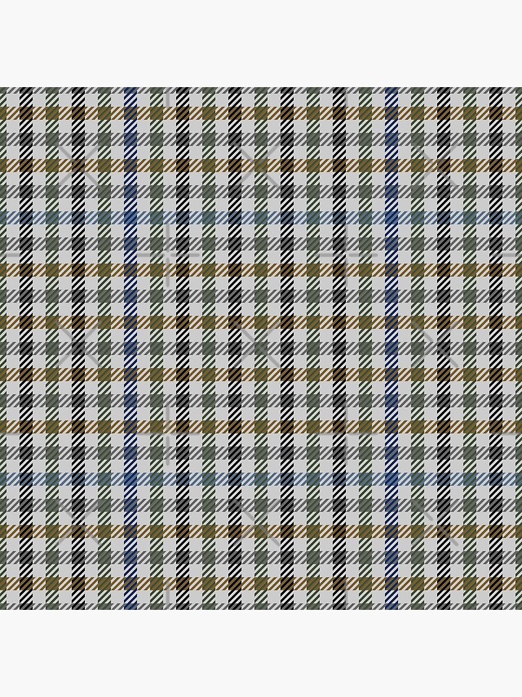 "Gun club check abstract geometric pattern, broken checks " Poster by