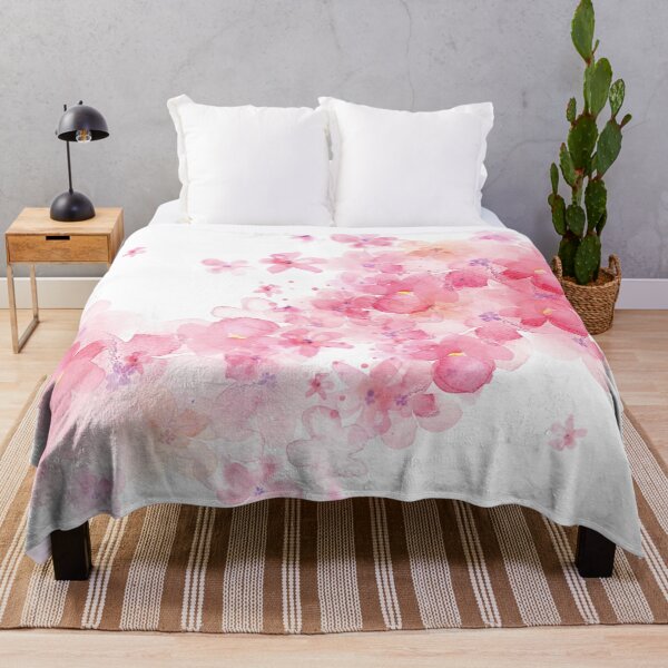 Item preview, Watercolor pink pastel flowers designed and sold by NoahDea.