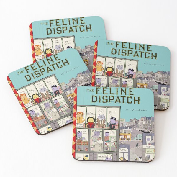 Item preview, The Feline Dispatch - The French Dispatch, with cats!  designed and sold by illustrations by debs.