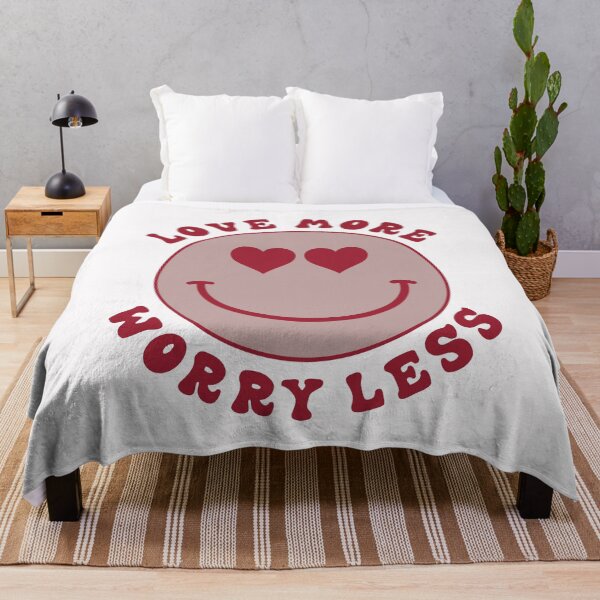 Item preview, Groovy Valentines Hippie Smile 70s valentines Day Love More Worry Less designed and sold by clothesy7.