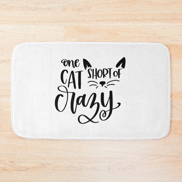 Item preview, One Cat Short Of Crazy Funny Gift Idea designed and sold by charaf19.