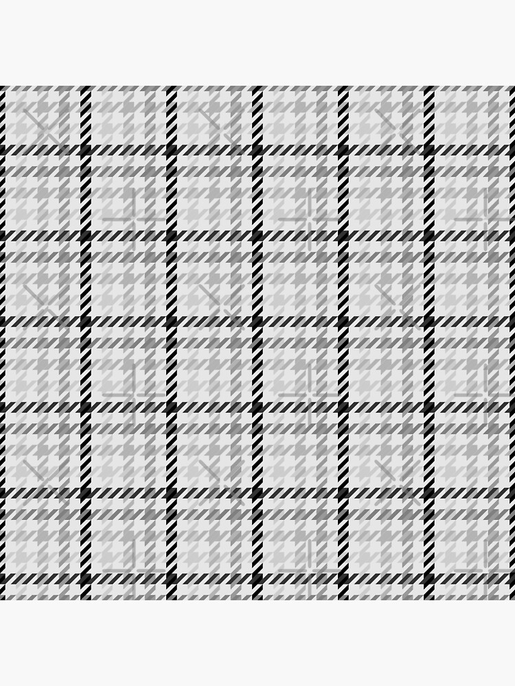 "Gun club check abstract geometric pattern, broken checks " Poster for