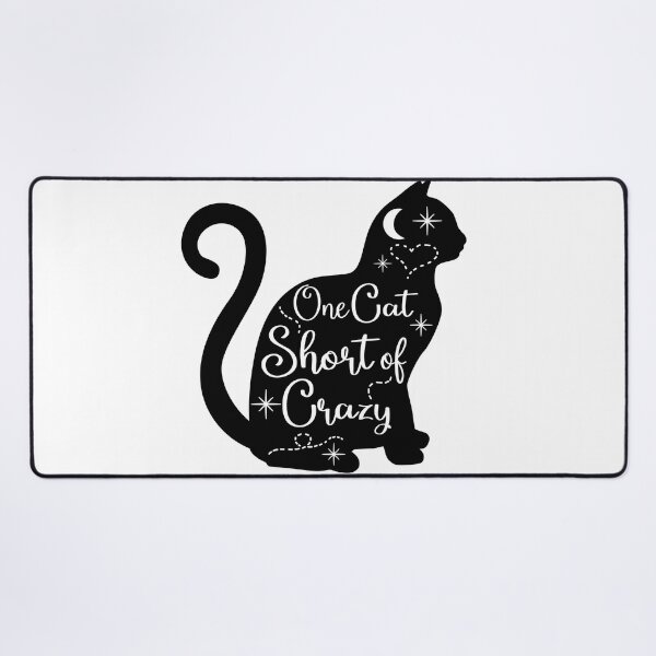 Item preview, One Cat Short Of Crazy Funny Gift Idea designed and sold by charaf19.