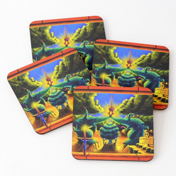 Item preview, Cool Blacklight Trippy Hippie Peace Jesus Psytrance Surrealism  designed and sold by Vincent Monaco.