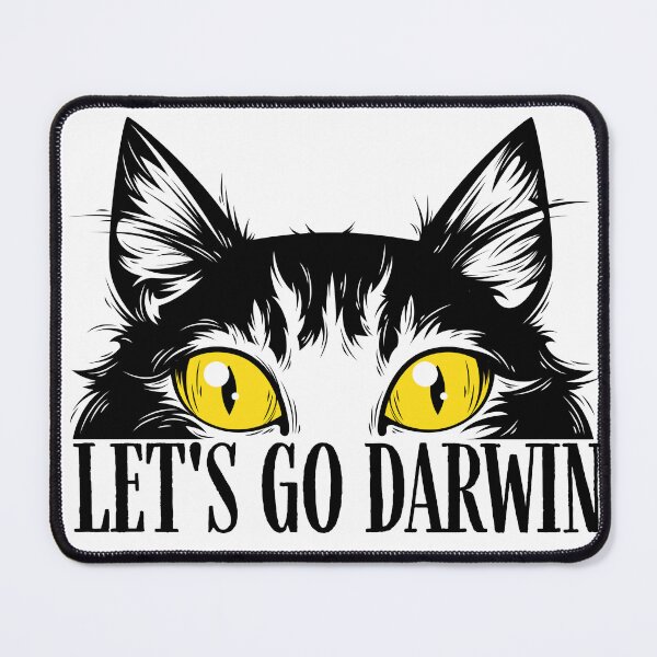 Item preview, Cat Eyes go Darwin designed and sold by TrendingPaw.
