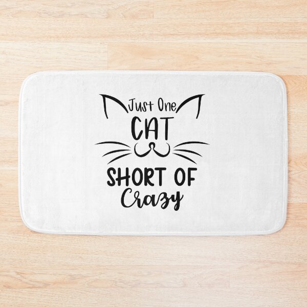 Item preview, One Cat Short Of Crazy Funny Gift Idea designed and sold by charaf19.