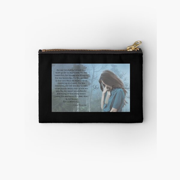 Item preview, She was beautiful - F. Scott Fitzgerald Quote  designed and sold by shmodev.