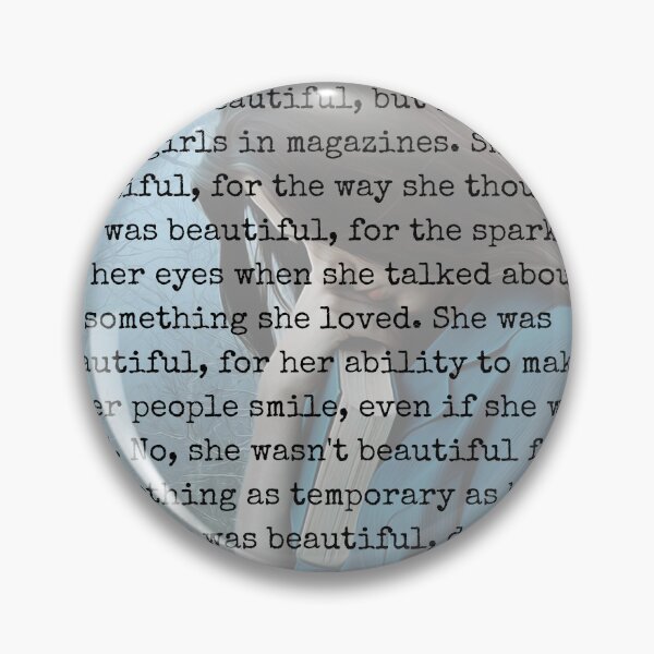 Item preview, She was beautiful - F. Scott Fitzgerald Quote  designed and sold by shmodev.