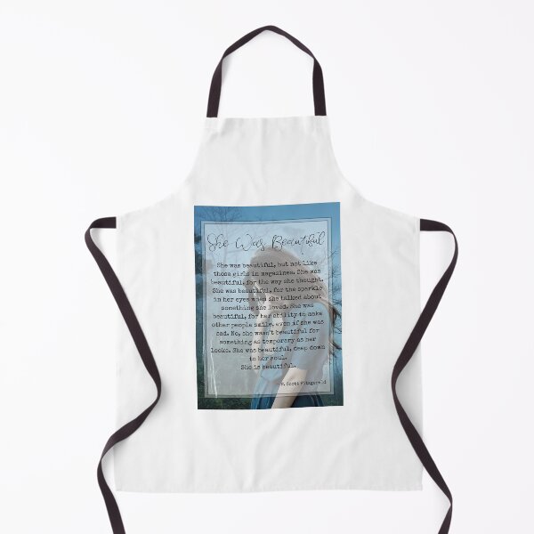 Item preview, She was beautiful - F. Scott Fitzgerald Quote designed and sold by shmodev.