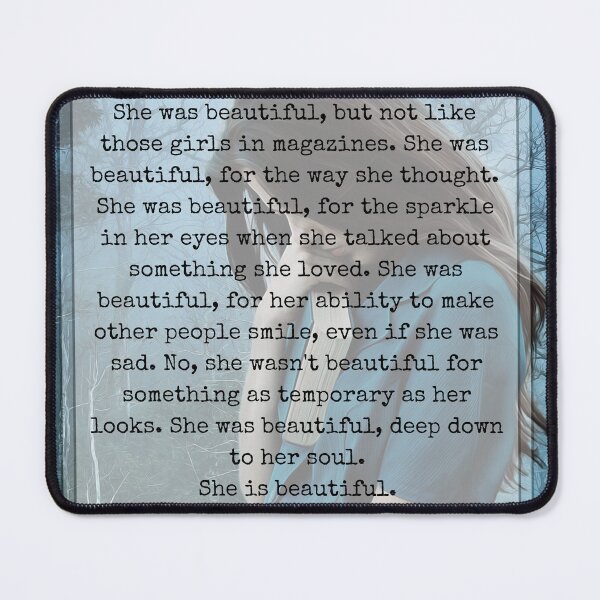 Item preview, She was beautiful - F. Scott Fitzgerald Quote  designed and sold by shmodev.