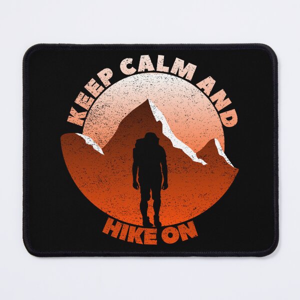 Item preview, Keep calm and hike on hiker designed and sold by NobelFashion.