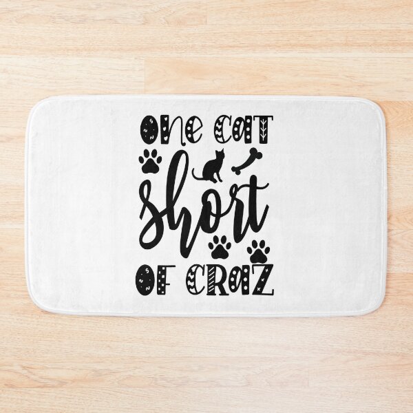 Item preview, One Cat Short Of Crazy Funny Gift Idea designed and sold by charaf19.