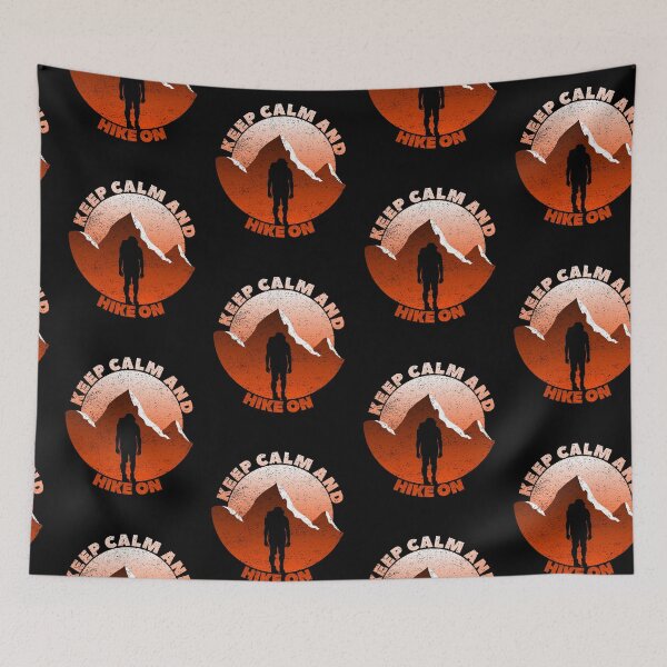Item preview, Keep calm and hike on hiker designed and sold by NobelFashion.