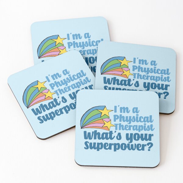 Item preview, Cute Physical Therapist Superhero Stars designed and sold by Epic Love Designs.
