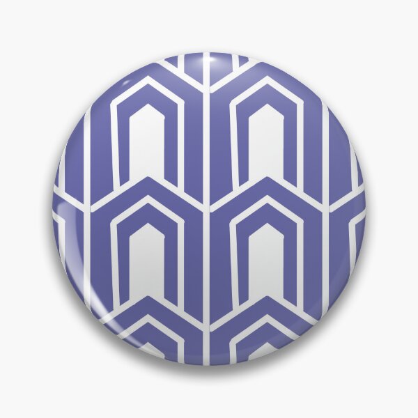 Item preview, Very Peri Purple And White Geometric Pattern designed and sold by thesnowwhyte.