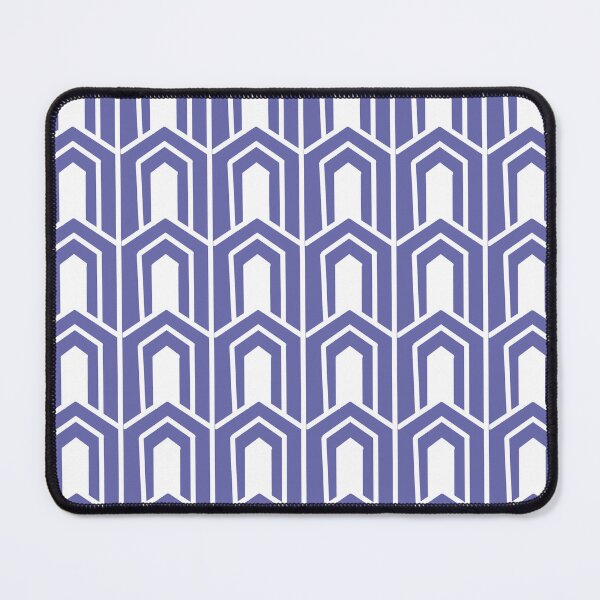 Item preview, Very Peri Purple And White Geometric Pattern designed and sold by thesnowwhyte.