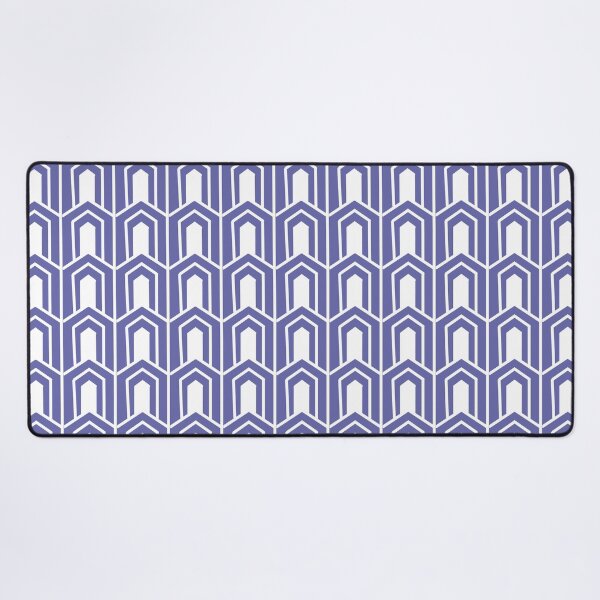 Item preview, Very Peri Purple And White Geometric Pattern designed and sold by thesnowwhyte.