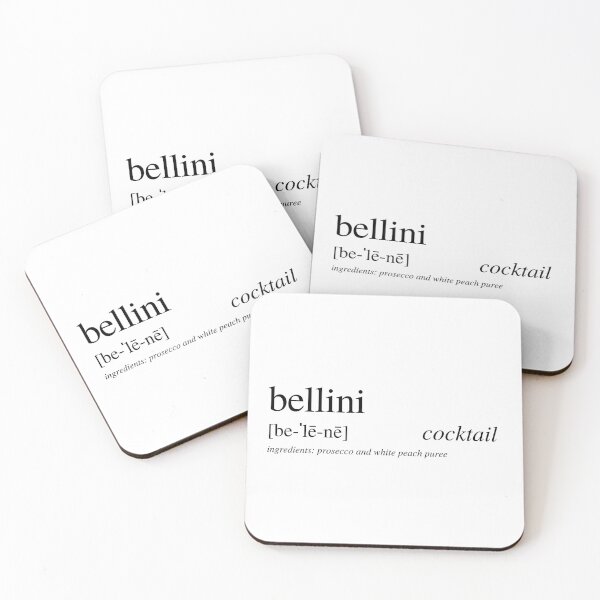 Item preview, Bellini cocktail designed and sold by ALushLifeManual.