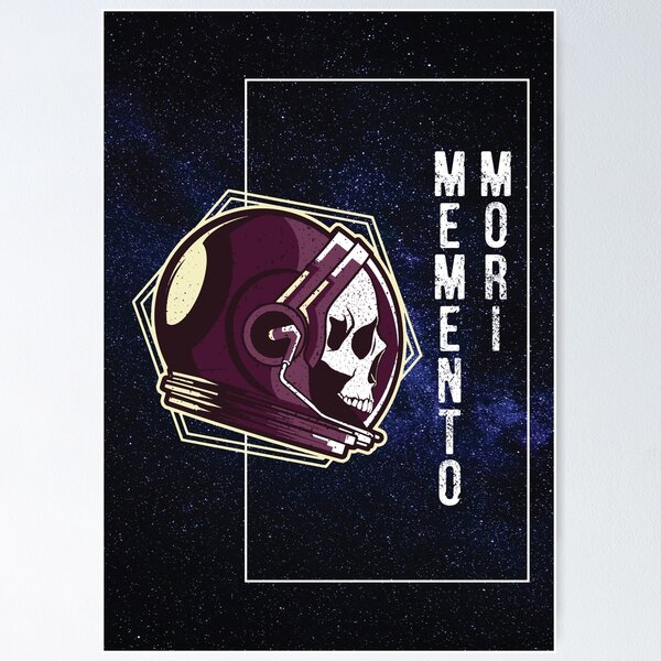 Artikel-Vorschau von Memento Mori - Memento Mori Art - Totenkopf Astronaut Skelett - Lateinische Phrase Zitate, designt und verkauft von WIZECROW.