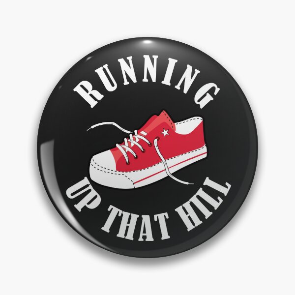 Item preview, Running Up That Hill - Red Sneaker designed and sold by Abhishek Goldar.