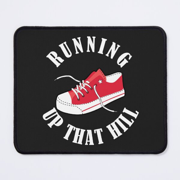 Item preview, Running Up That Hill - Red Sneaker designed and sold by Abhishek Goldar.