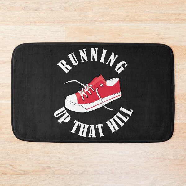 Item preview, Running Up That Hill - Red Sneaker designed and sold by Abhishek Goldar.
