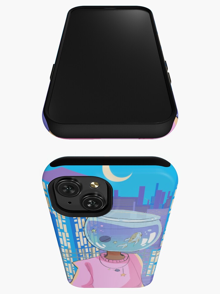 Thumbnail 3 of 4, iPhone Case, Cute Fish bowl girl designed and sold by adecentartist1.