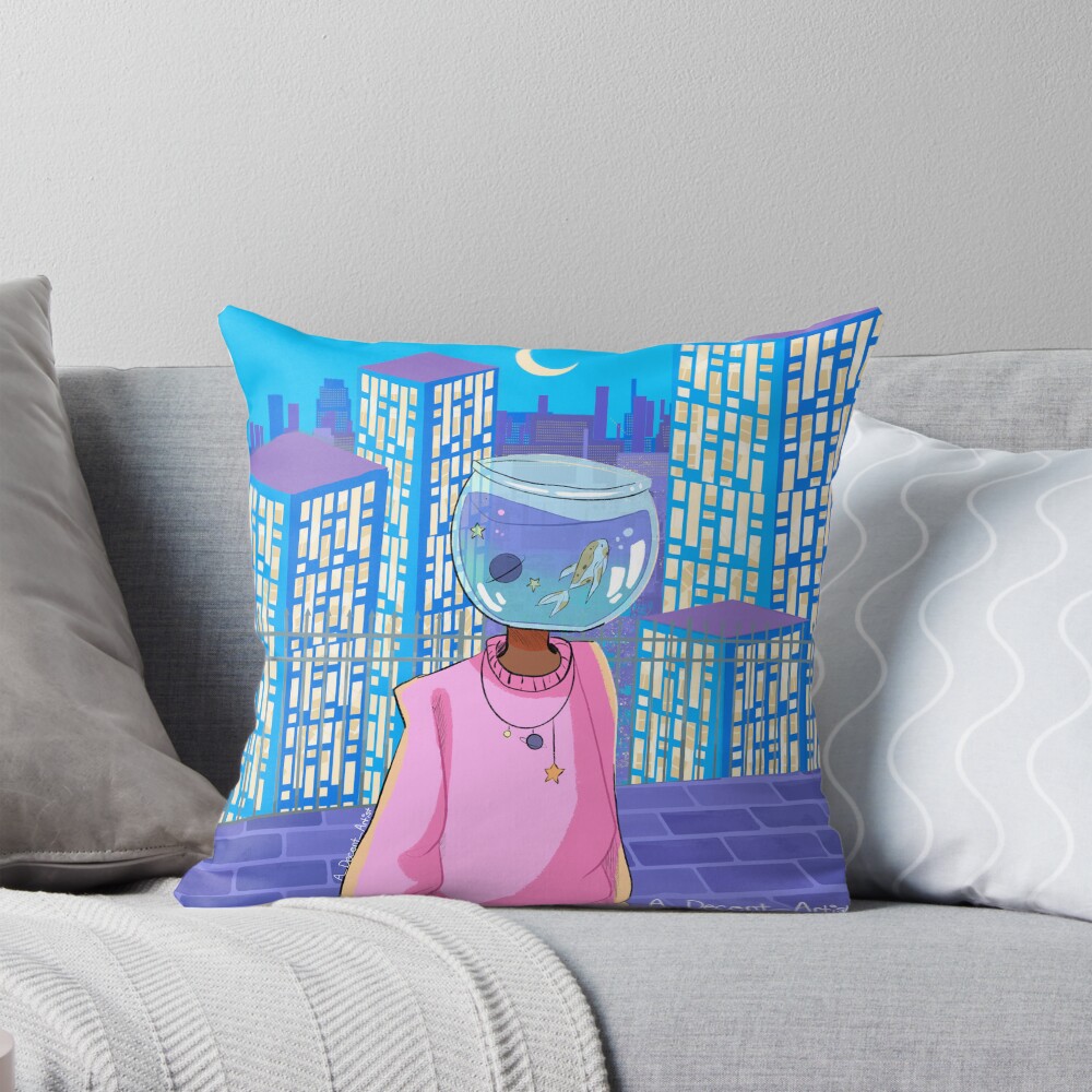 Item preview, Throw Pillow designed and sold by adecentartist1.