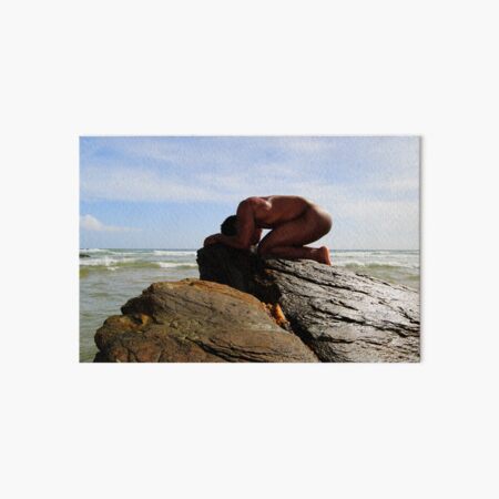 Nude Beach Men Art Board Prints for Sale Redbubble