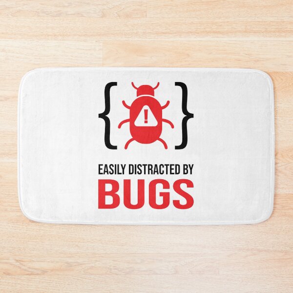 Item preview, Easily Distracted By Bugs designed and sold by ohsomenerd.